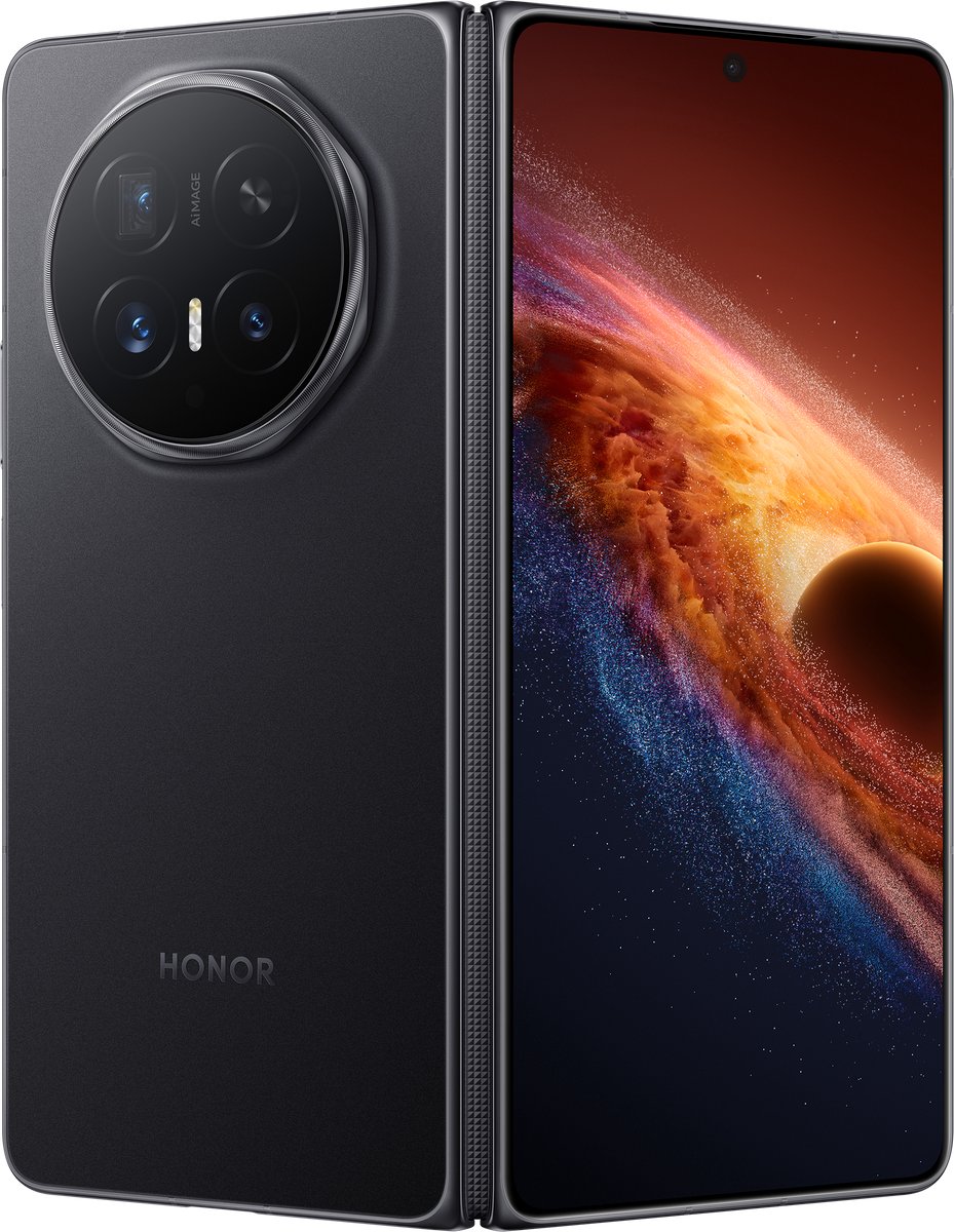 HONOR Magic V6 – Vouwbaar smartphone – 16+512GB - 5G Smartphone – Zwart