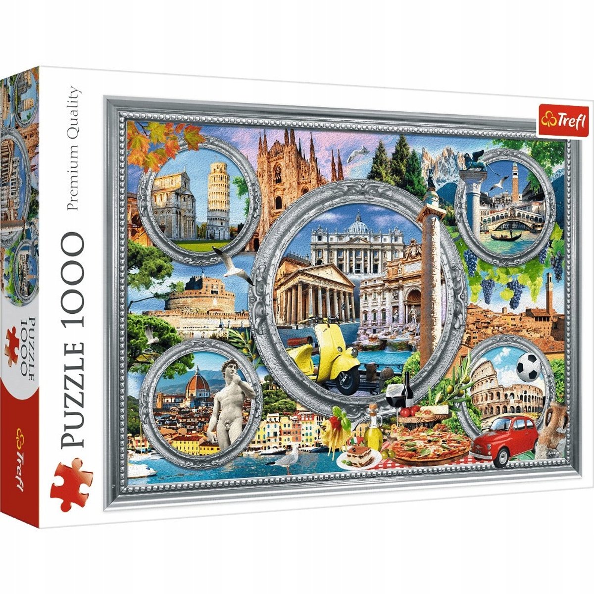 Puzzel 1000 Stukken Italiaanse Vakantie - Iconische Monumenten