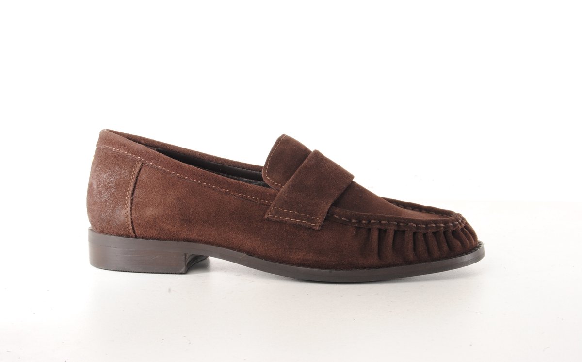 Bronx dames loafer Zurii suède bruin