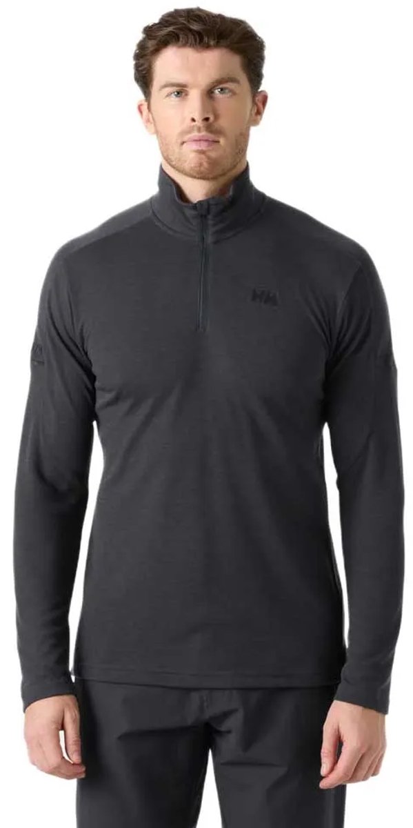 Helly Hansen Fleece Met Halve Rits Man Ebony