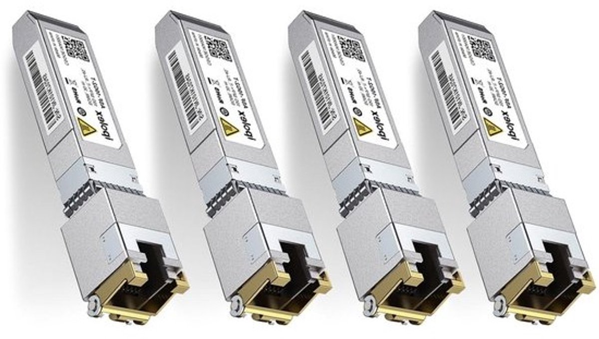 SFP+ RJ45 Koperen Zendontvanger - Netwerk Module - Netwerk Upgrade - 10 Gigabit Snelheid - 30 meter - Niet gespecificeerd