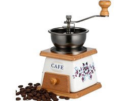Handmatige Koffiemolen - Koffiemolen - Bonenmaler met verstelbare standen - koffiebonen - Koffiemaler - Coffee Grinder - Compacte Koffiemaler met Slinger - Voor Koffiebonen, Peper en Granen, voor Keuken en Kantoor