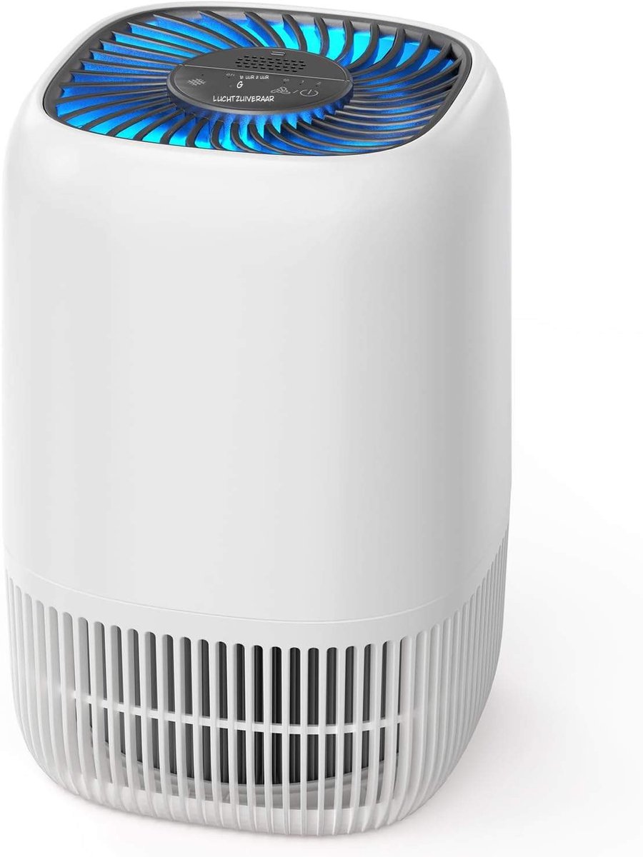 Kavora Luchtreiniger - Air Purifier - Vermindert Stof En Pollen - Wit - 17cm x 17cm x 25cm