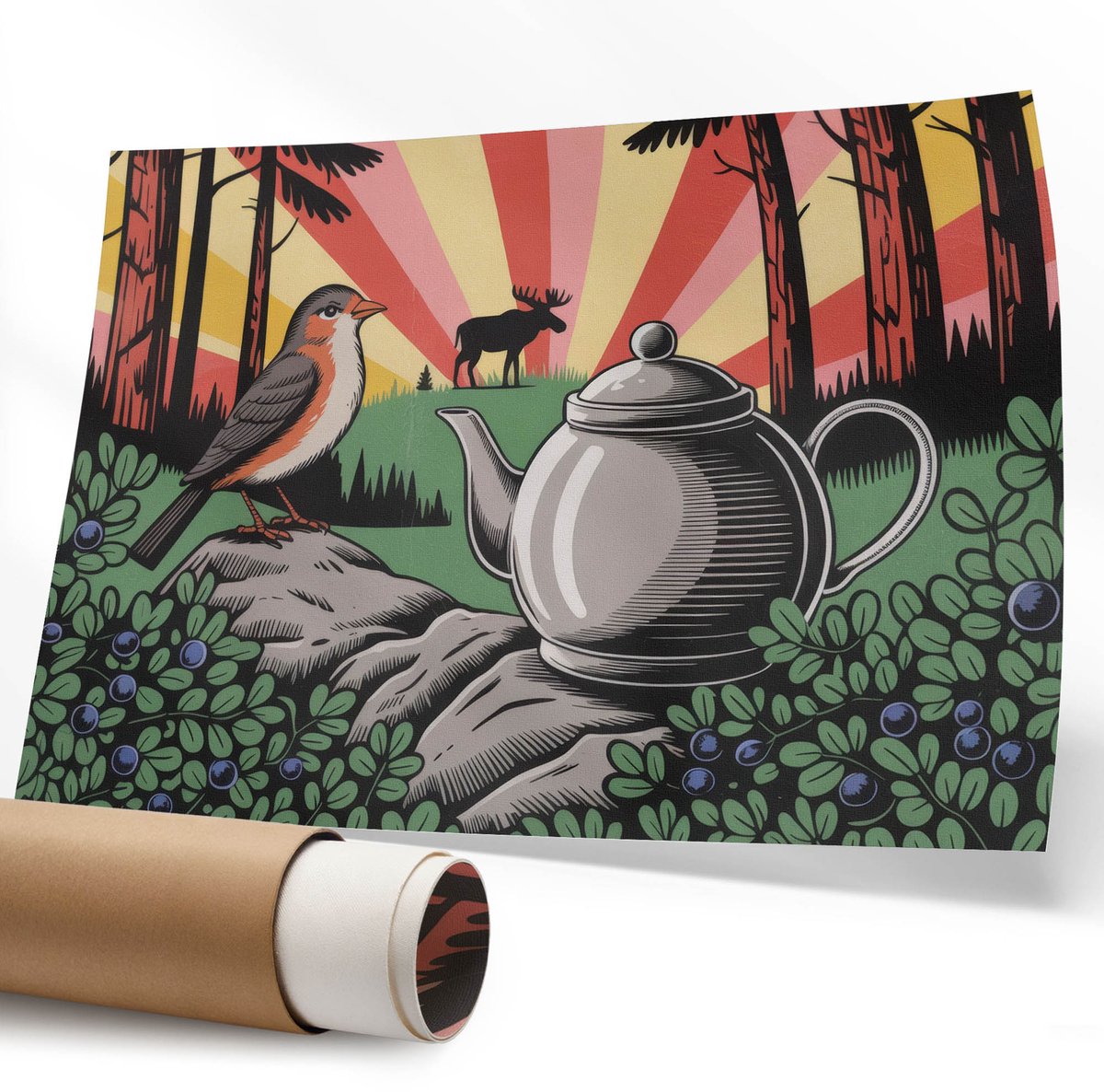 Coloray Polycanvas Poster - Gotisch Gebouw, Fotografie - 594 x 840 mm - Zwart-wit Wandposter - Rechthoek - Muurdecoratie - Woonkamer - Klassiek