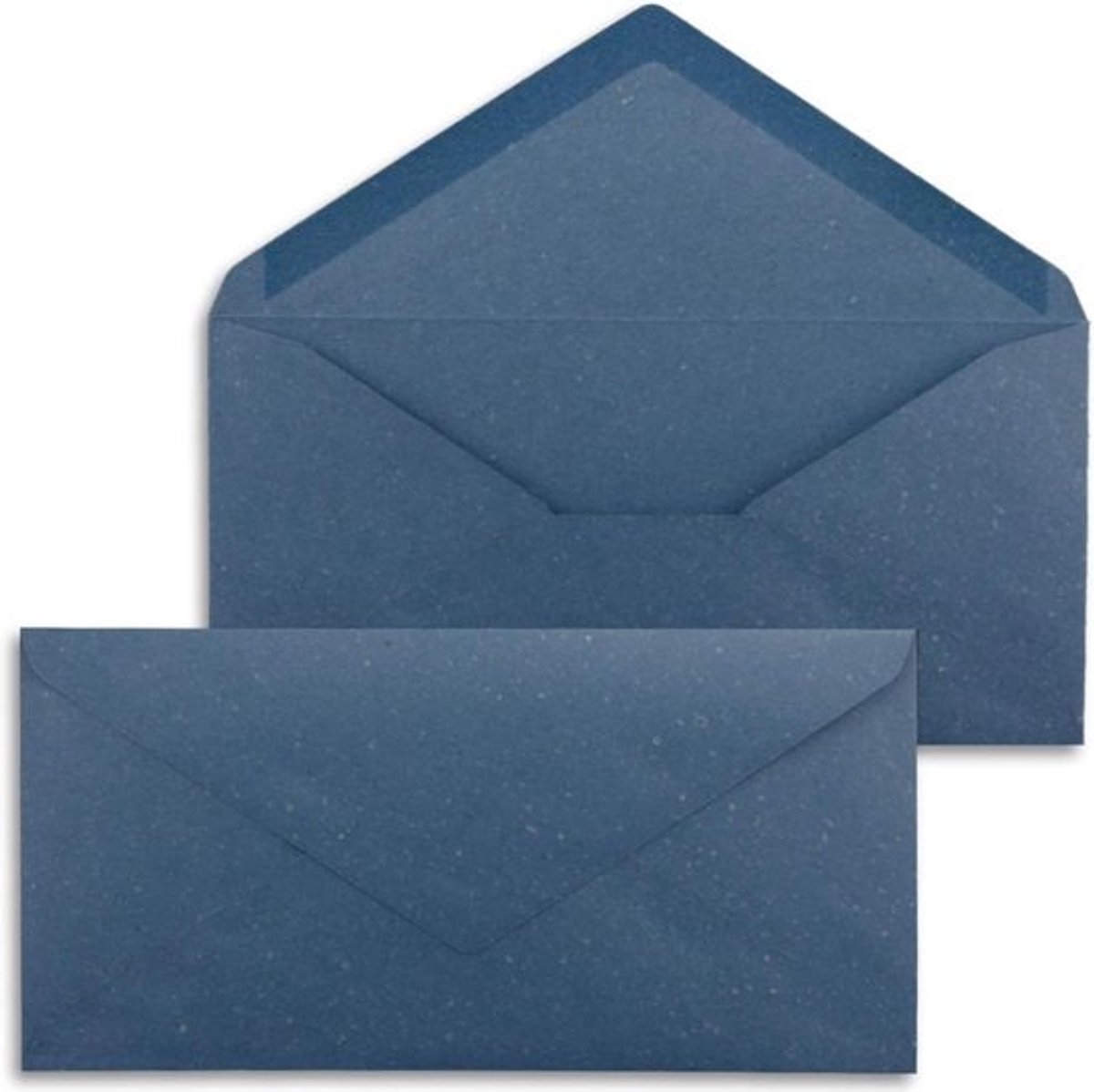 Enveloppen Kraftpapier - Brieven Poststukken - Uitnodigingen Versturen - Gerecycled Materiaal - 150 stuks - Blauw