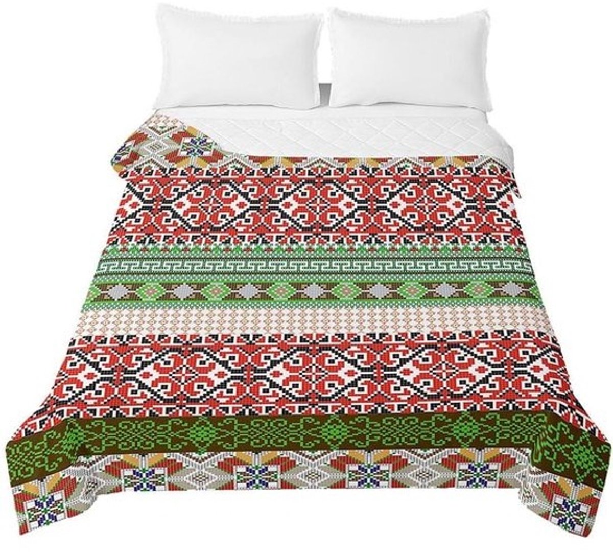 Gewatteerde Sprei - Dekbedsprei Bedsprei - Slaapkamer Decoratie - Ultralicht Comfort - 150 x 200 cm - Boho 7