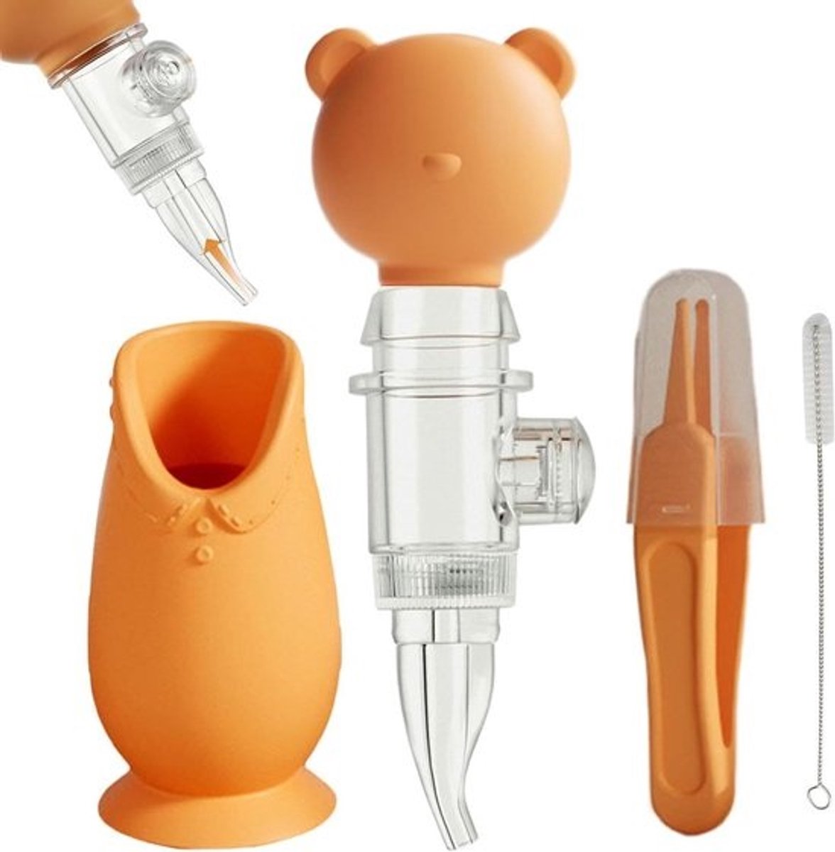 Neusreiniger Baby - Neusaspirator Kinderen - Verstopte Neus Verlichten - Dubbel Terugvloei Ventiel - 13 x 6 x 6 cm