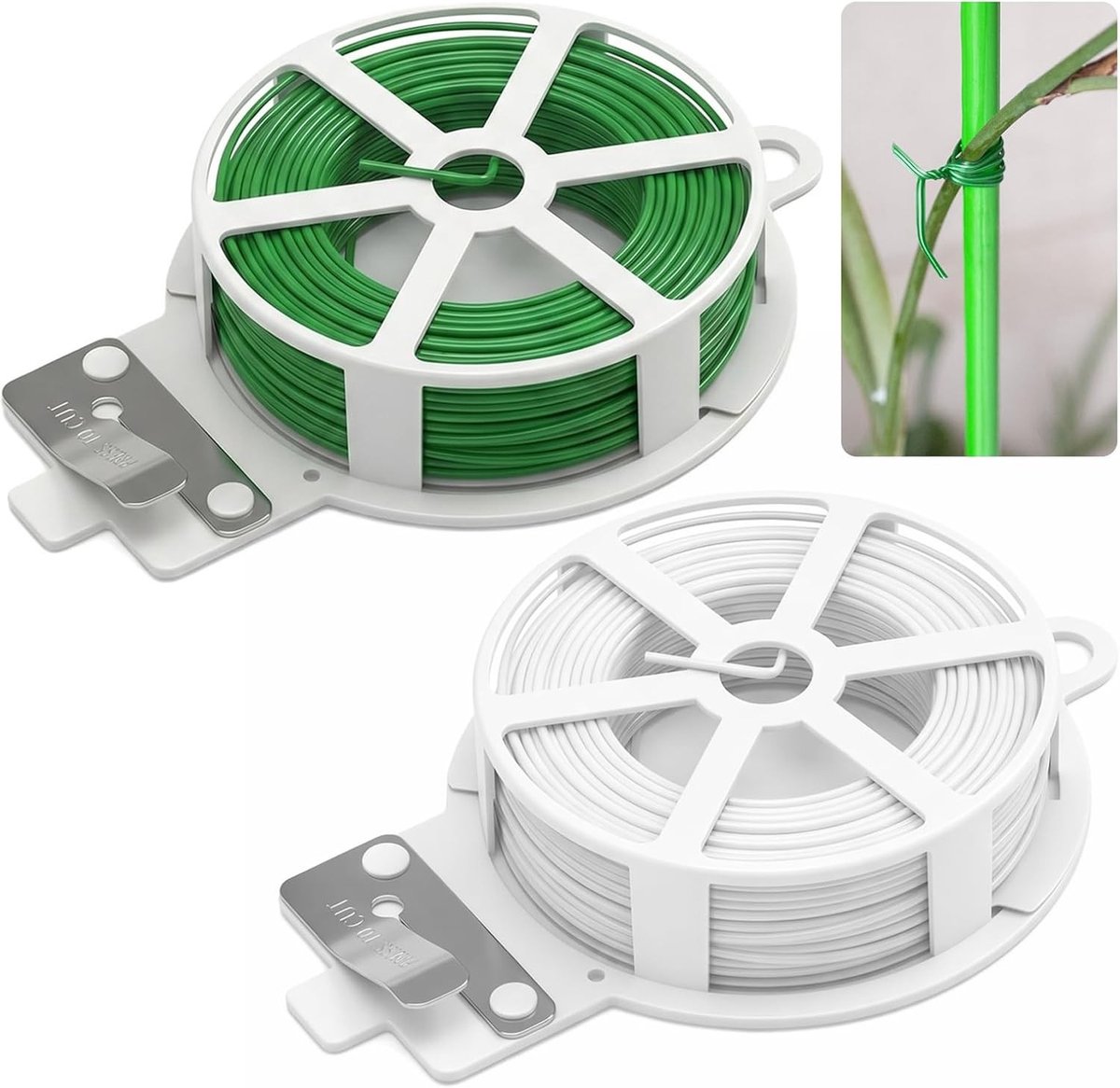 Flexibele Groene Tuindraad voor Bloemen en Klimplanten, Ideaal voor Tuinieren en Creatieve Projecten