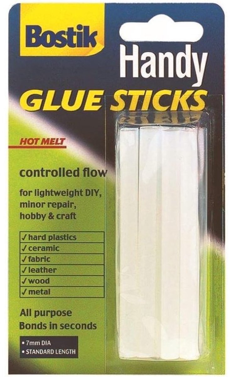 Lijmsticks - Hete lijm - Voor klussen en hobby - Gecontroleerde lijmdoorstroming - 12 stuks