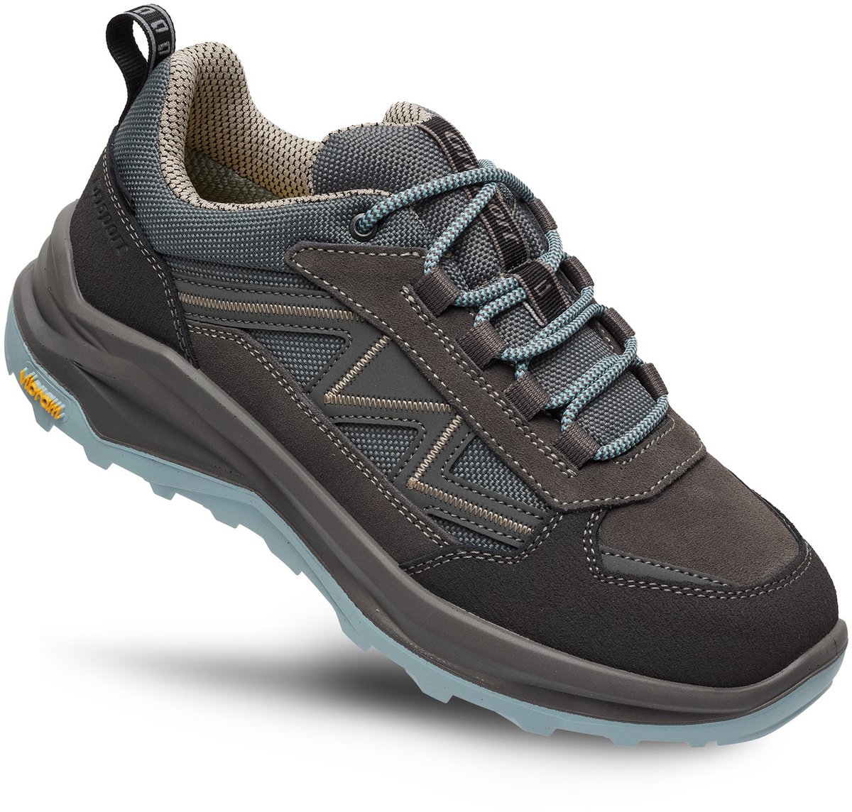 Grisport Swift Low wandelschoenen uni Grijs