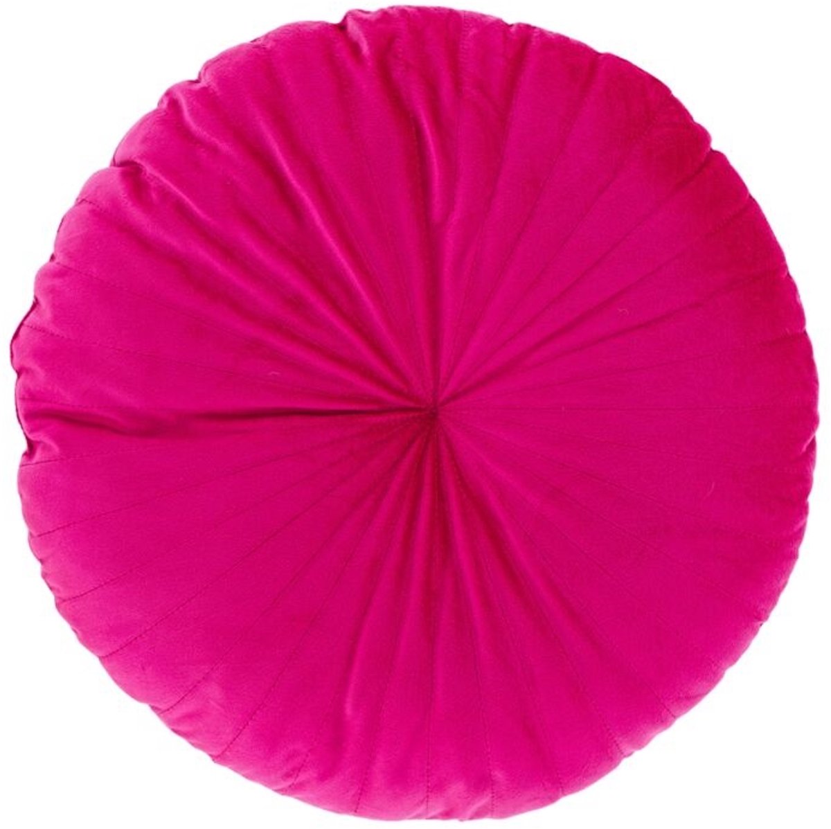 Unique Living Sierkussen Rondo - Fuchsia - 40cm Ø Roze