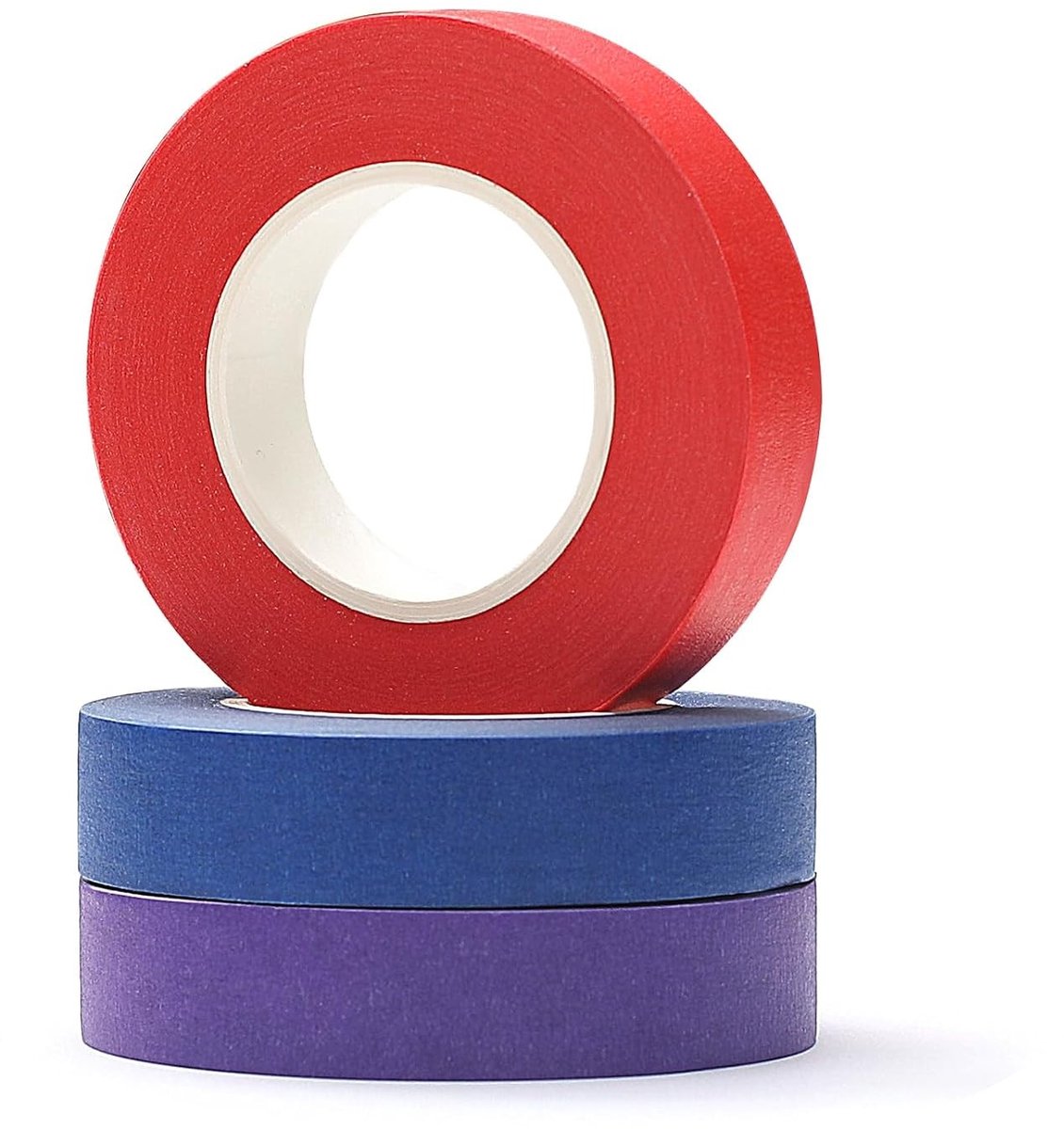 Masking Tape Set van 3 Rollen - Verf Tape 15mm X 20m voor Creatieve Projecten en Klussen