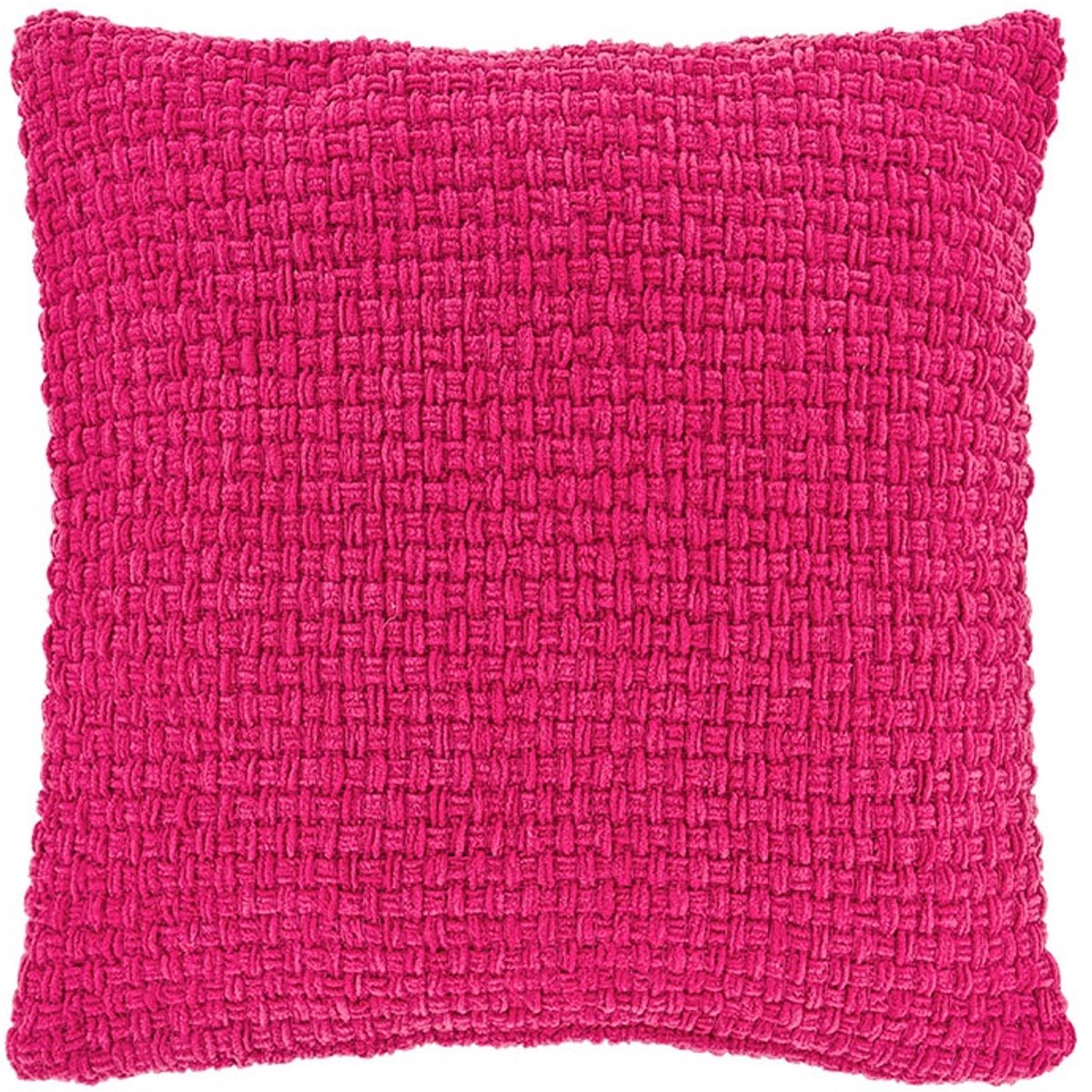 Unique Living Sierkussen Karli - Fuchsia - 45x45cm Roze