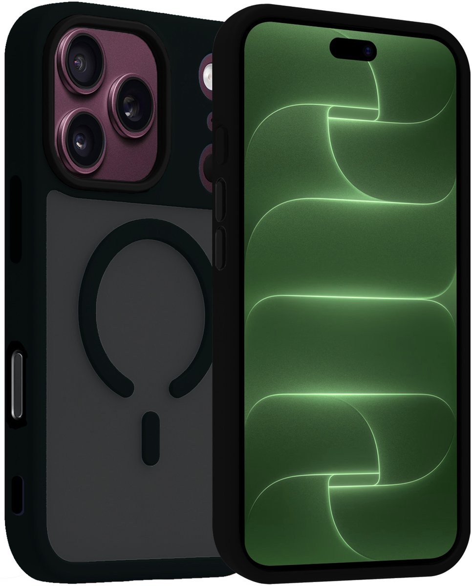 Hoesje Geschikt voor Apple iPhone 18 Pro Max - Magsafe Compatible - Sterk & Shockproof - Back Cover - Shock Proof Case - Telefoon Hoes Shockproof - Zwart