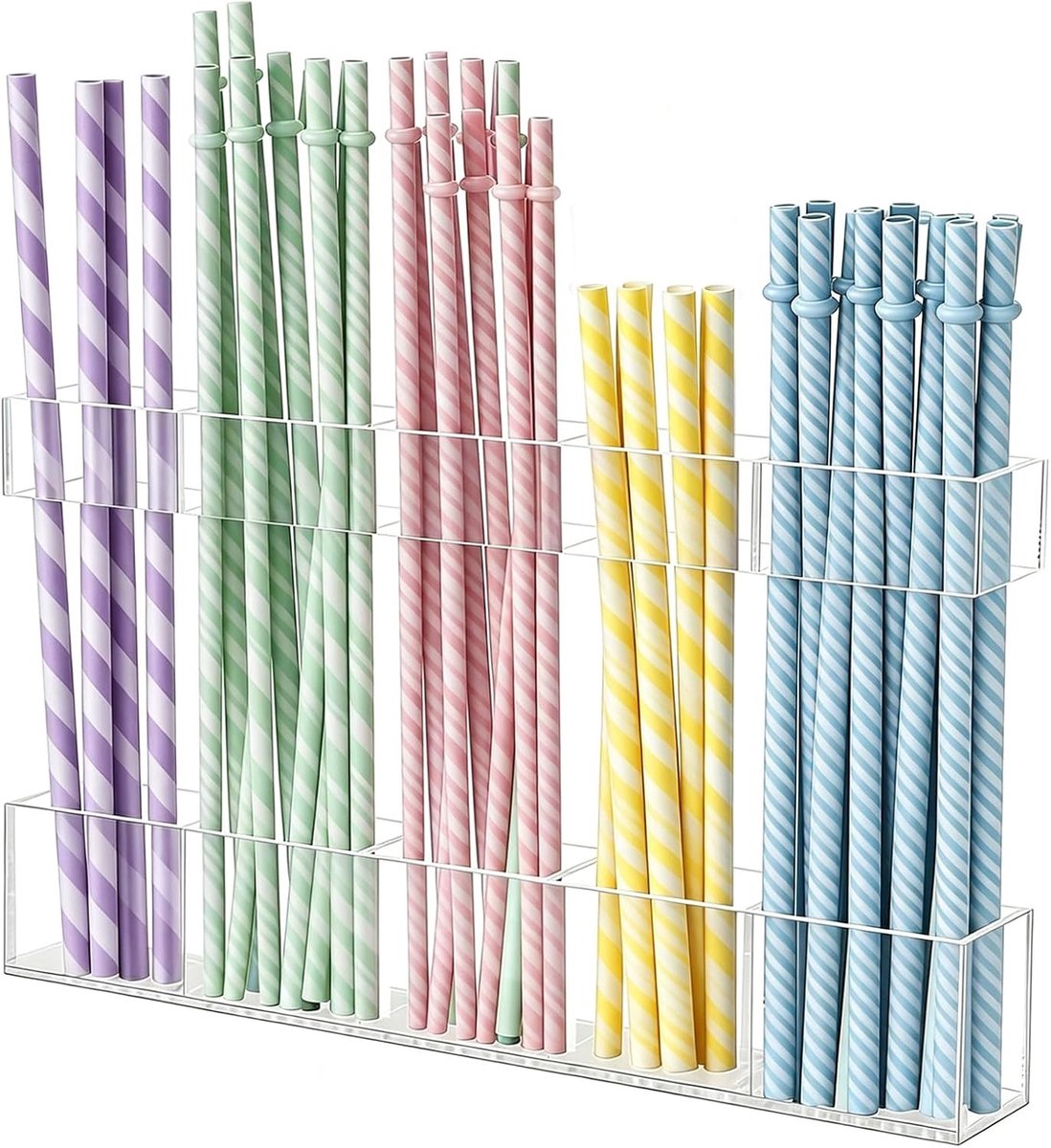 Praktische Rietjeshouder voor Keukenladen en Kastdeuren, Perfect voor Organisatie en Ruimtebesparing