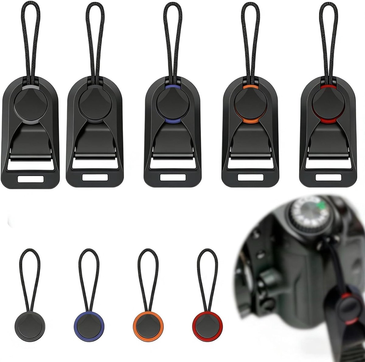 Camerariem snelsluiting 4 stuks - camerariem-adapter - 4 ankerlussen - eenvoudig te installeren - ShopVlot