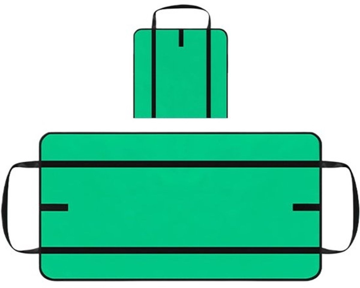 Transporter voor brandhout - Transporttas voor hout - Opslag voor haardhout - Waterdicht - Onderhoudsvrij - 100 x 50 cm - Groen