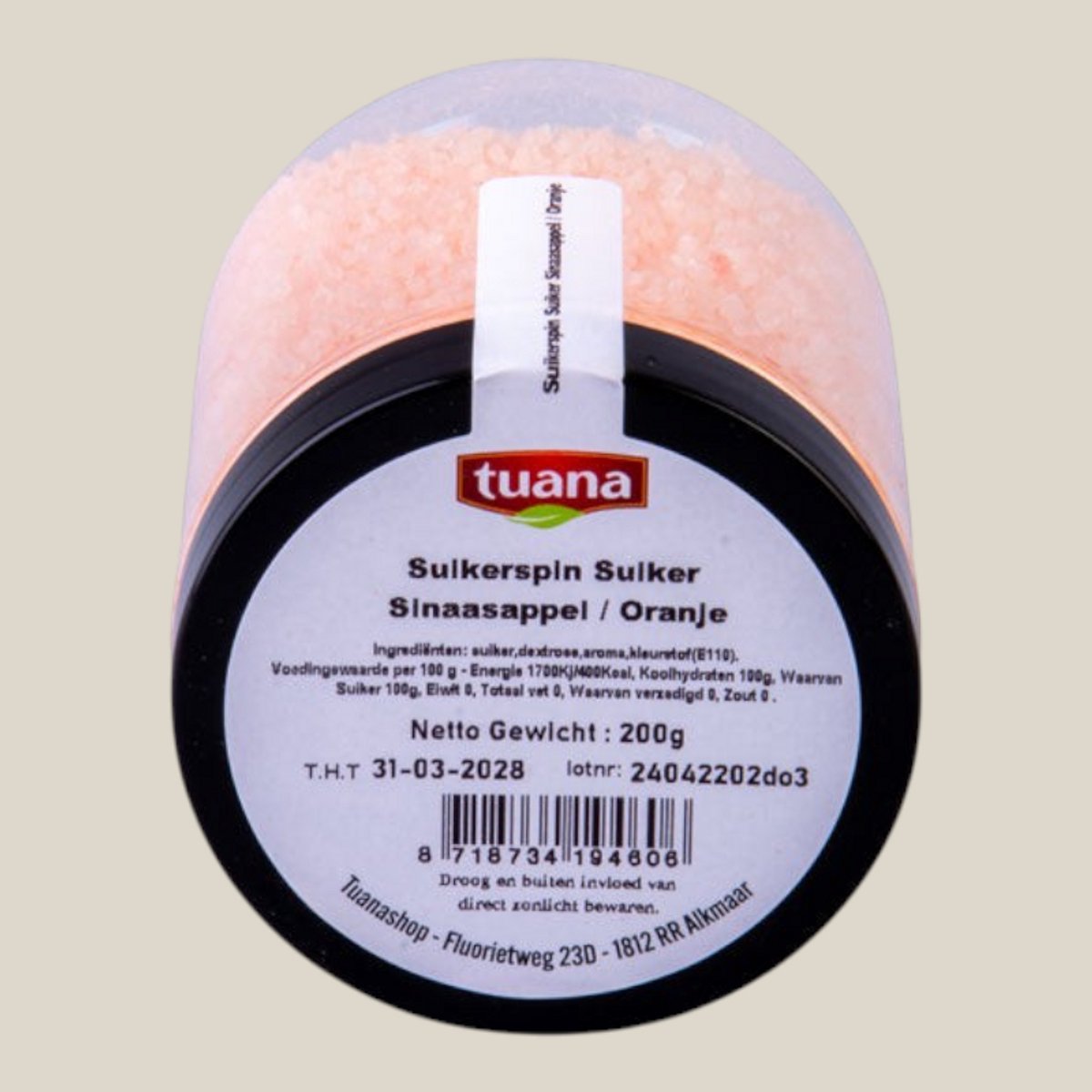 Tuana Kruiden - Suikerspin Suiker - Sinaasappel - Tuanashop -