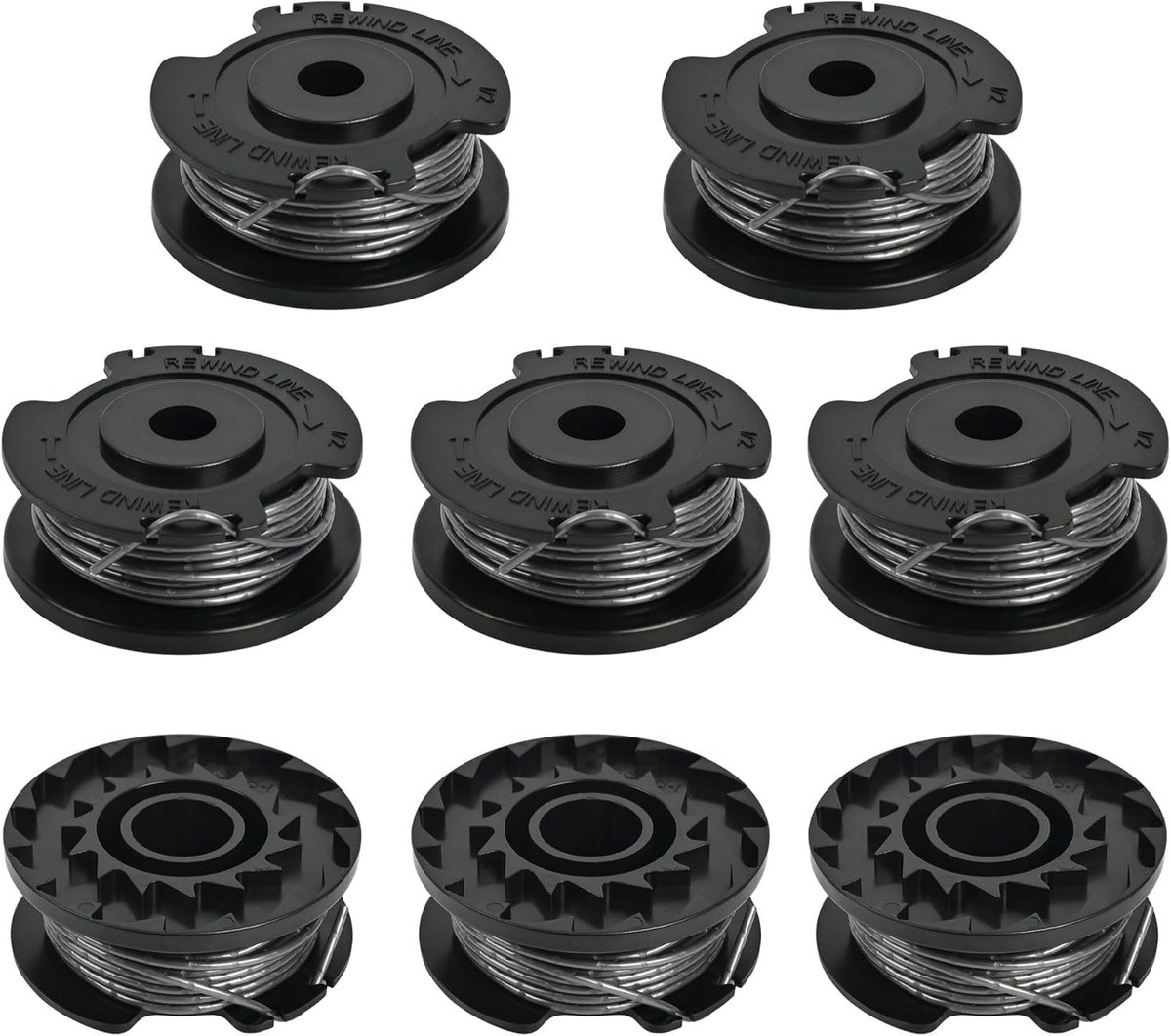 Ø 1,6 mm - 5 m lengte grastrimmer compatibel met Bosch geschikt voor EasyGrassCut draadloze grastrimmer, bevat 8 stuks - ShopVlot