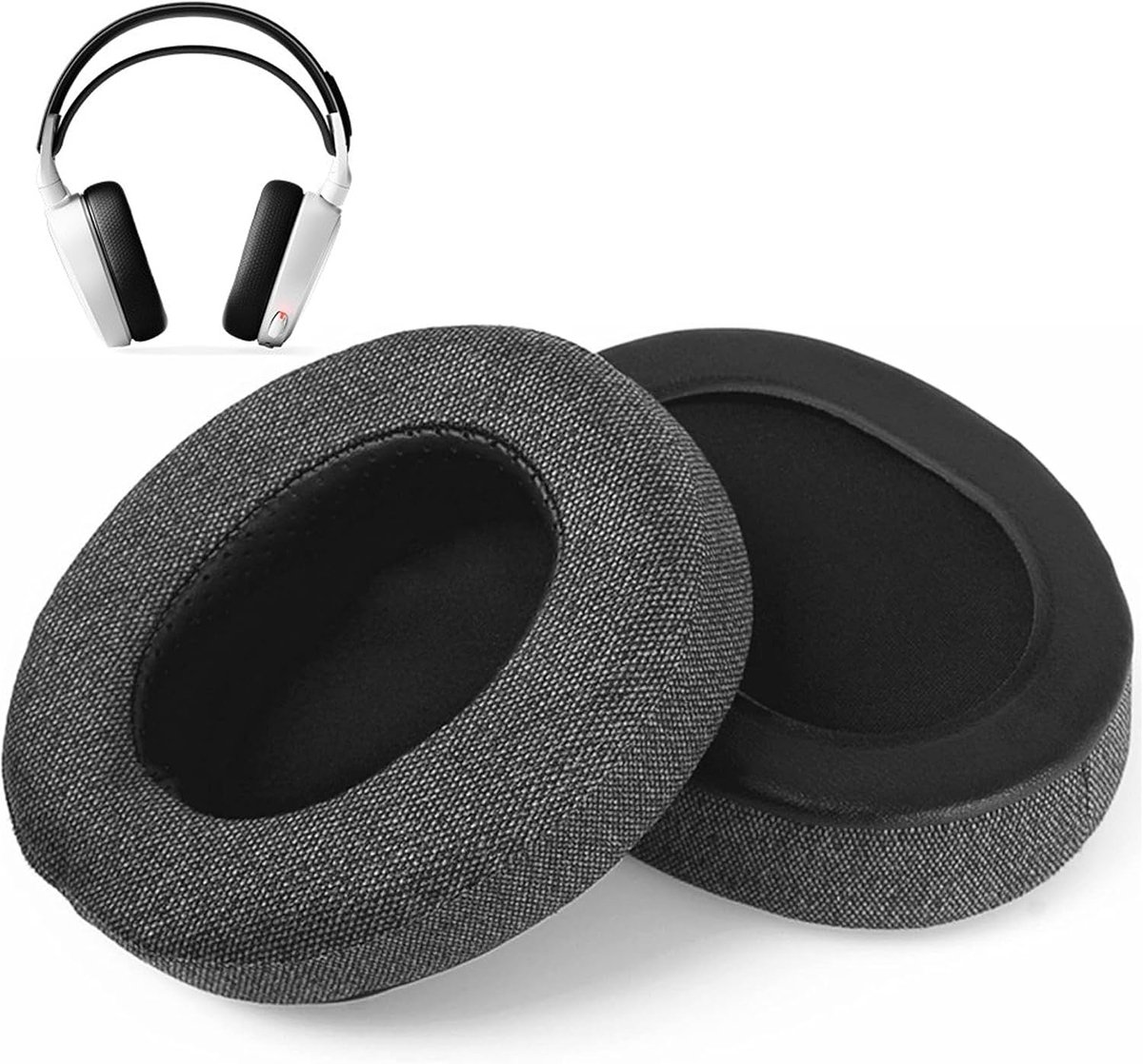 Breathable&Durable Ear Pads Replacement Compatible with SteelSeries Arctis 3 5 7 Headphones Ear Pads with Professional - ShopVlot
