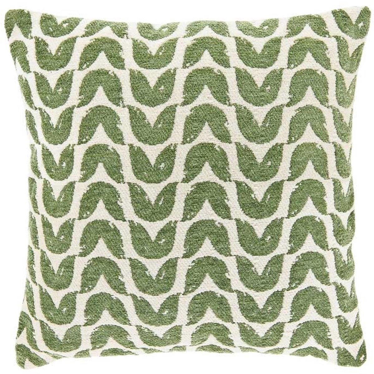 Unique Living Sierkussen Gozi Tea Green -45x45cm Groen