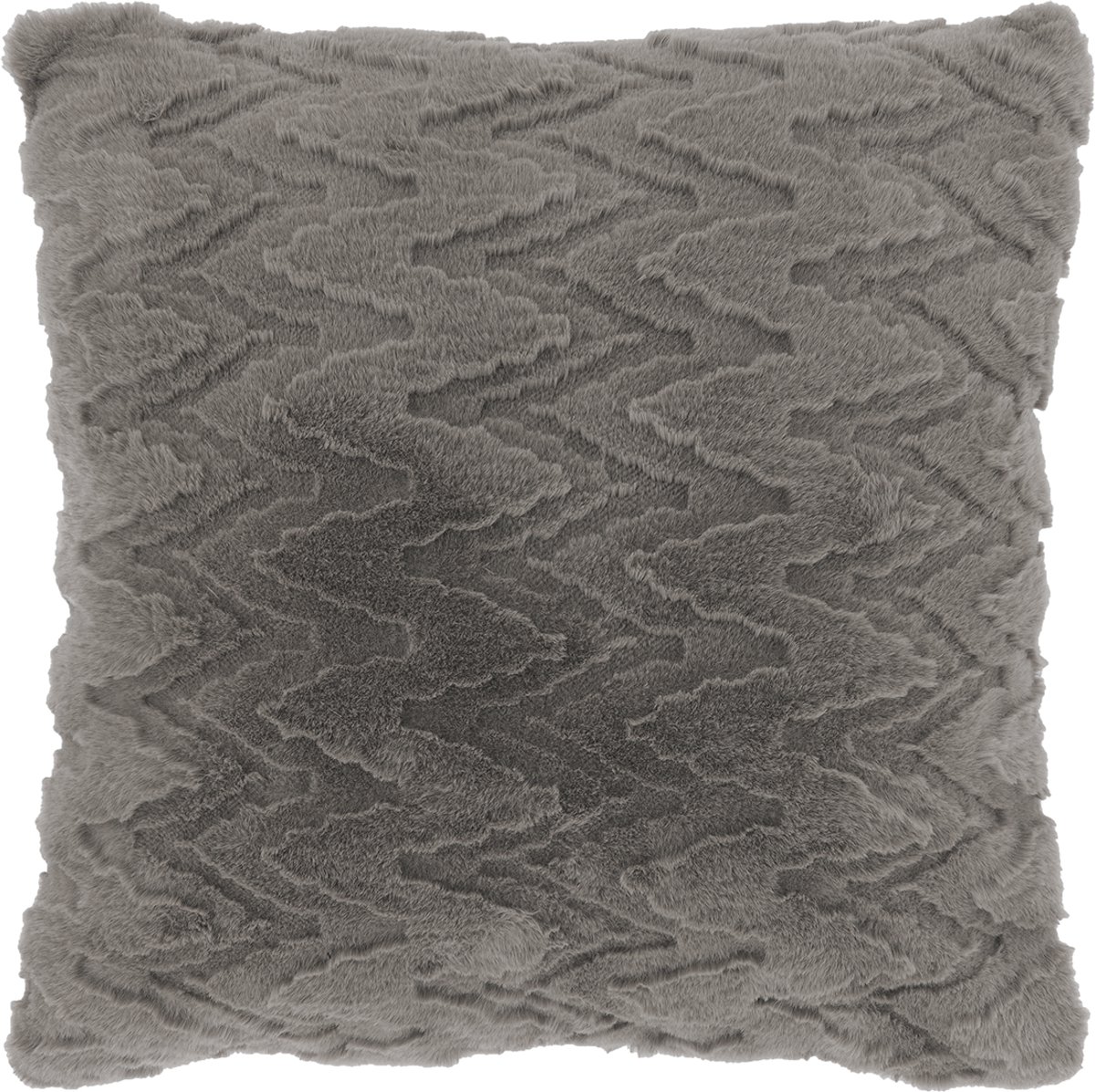 Unique Living Sierkussen Liora 45x45cm - Dark Grey Grijs