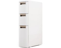 COSTWAY Nischenkast smal met wielen, nisrek 20 cm breed