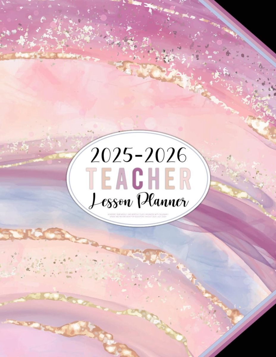 Teacher Lesson Planner 2025-2026: Academic Year Weekly and Monthly Class Organizer with Calendar - ShopVlot