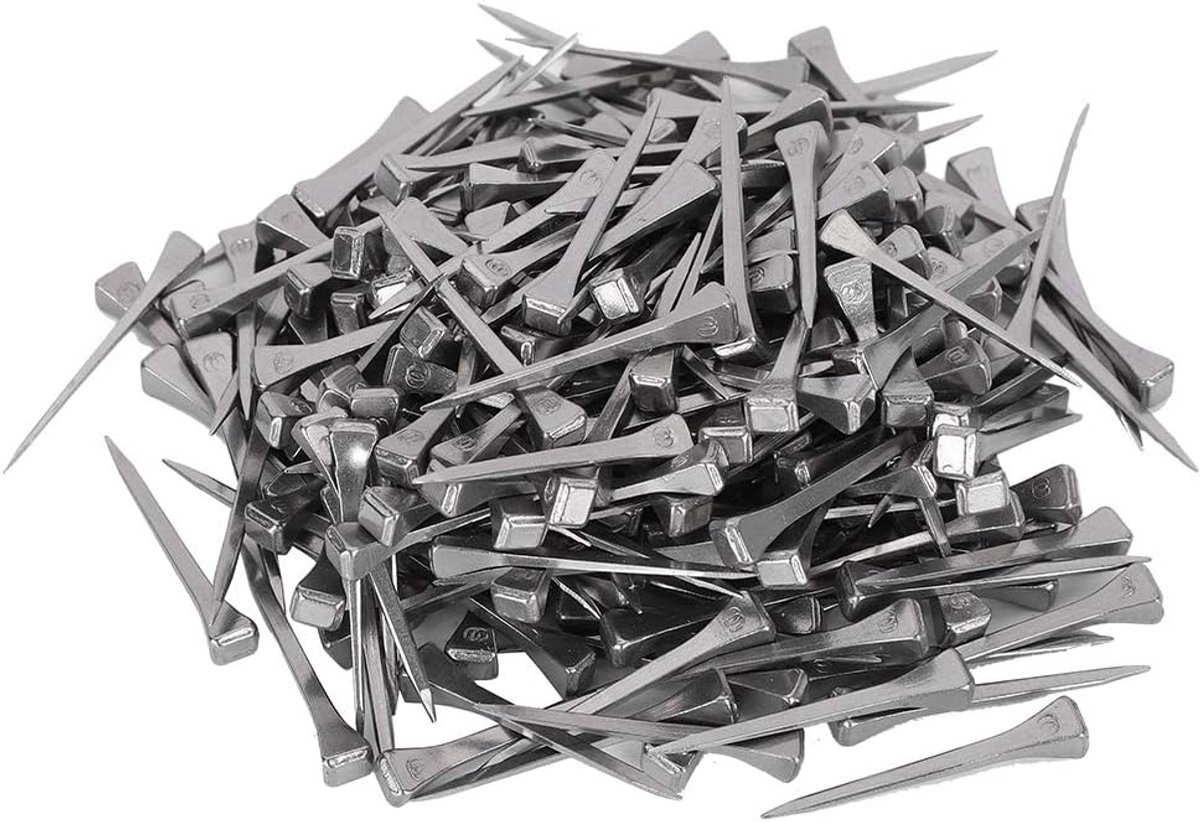 Horseshoe Nails, 250 Pcs Stainless Steel Horseshoe Nails 1.7 Inch Nail Accessory Horse Gear Horse Horseshoe Nail for - ShopVlot