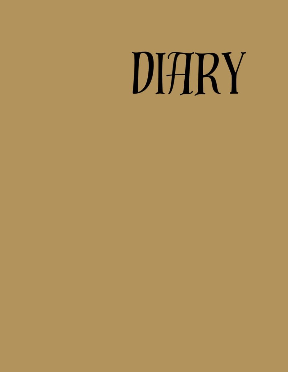 Solid brown colour diary: Brown journal - ShopVlot