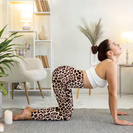 Dames Hoge Taille Leggings voor Sport en Yoga - Ademend, Comfortabel en Stretchy Sportbroek — afbeelding 2