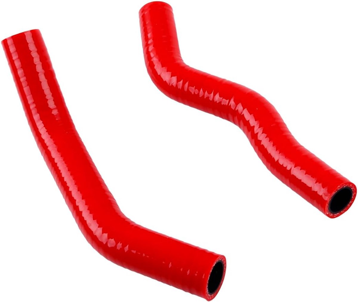 Compatible with 2009-2014, 2010, 2011, 2012, 2013, Suzuki Quadsport Z400 LTZ-400, Silicone Coolant Hose Outside Red - ShopVlot