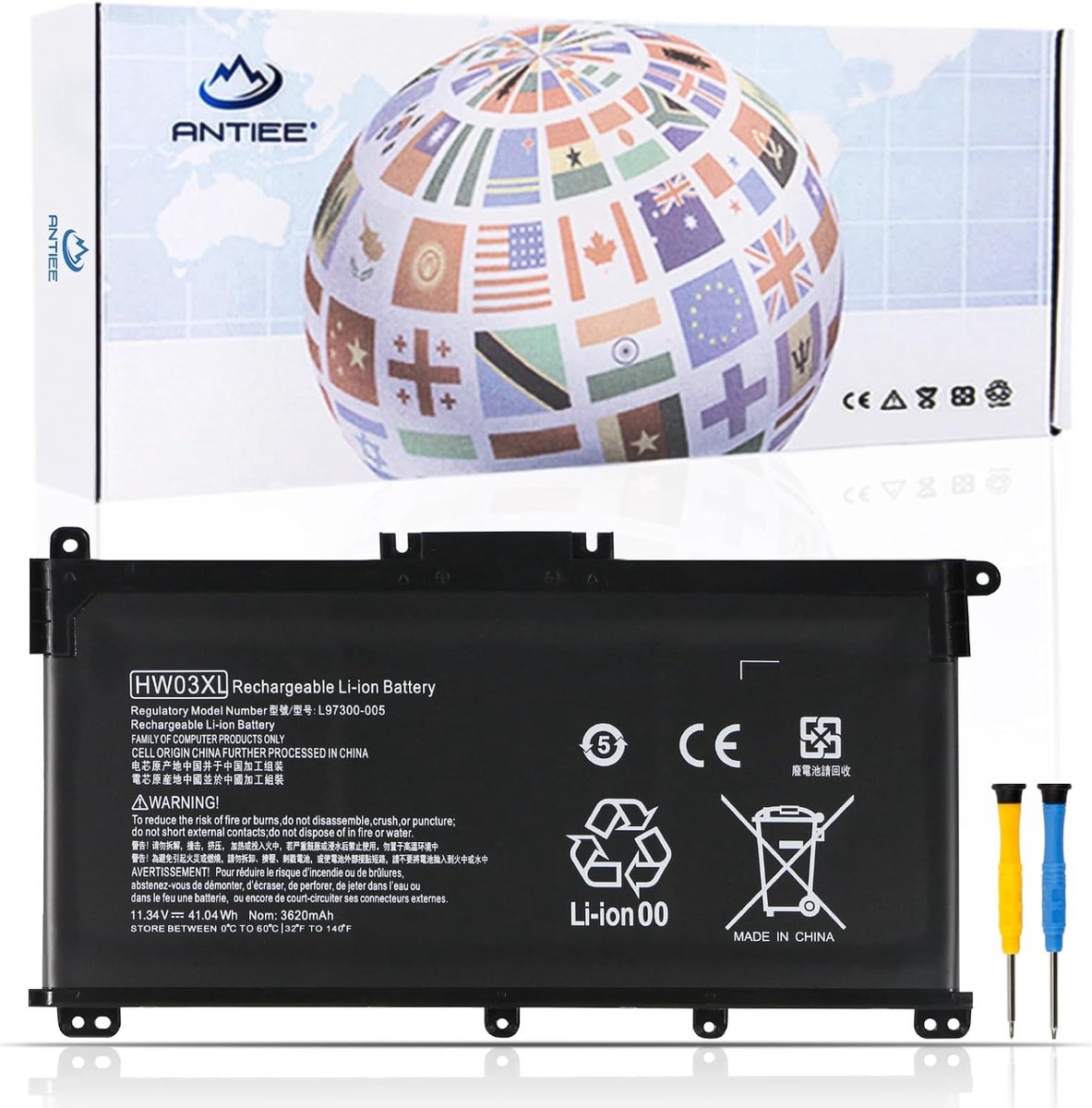 11.34V 41.04WH HW03XL HWO3XL L97300-005 Laptop Battery for HP Pavilion 15-EG 15-EH 15-eg0xxx 15-eg0073cl 15-eh0xxx,HP - ShopVlot