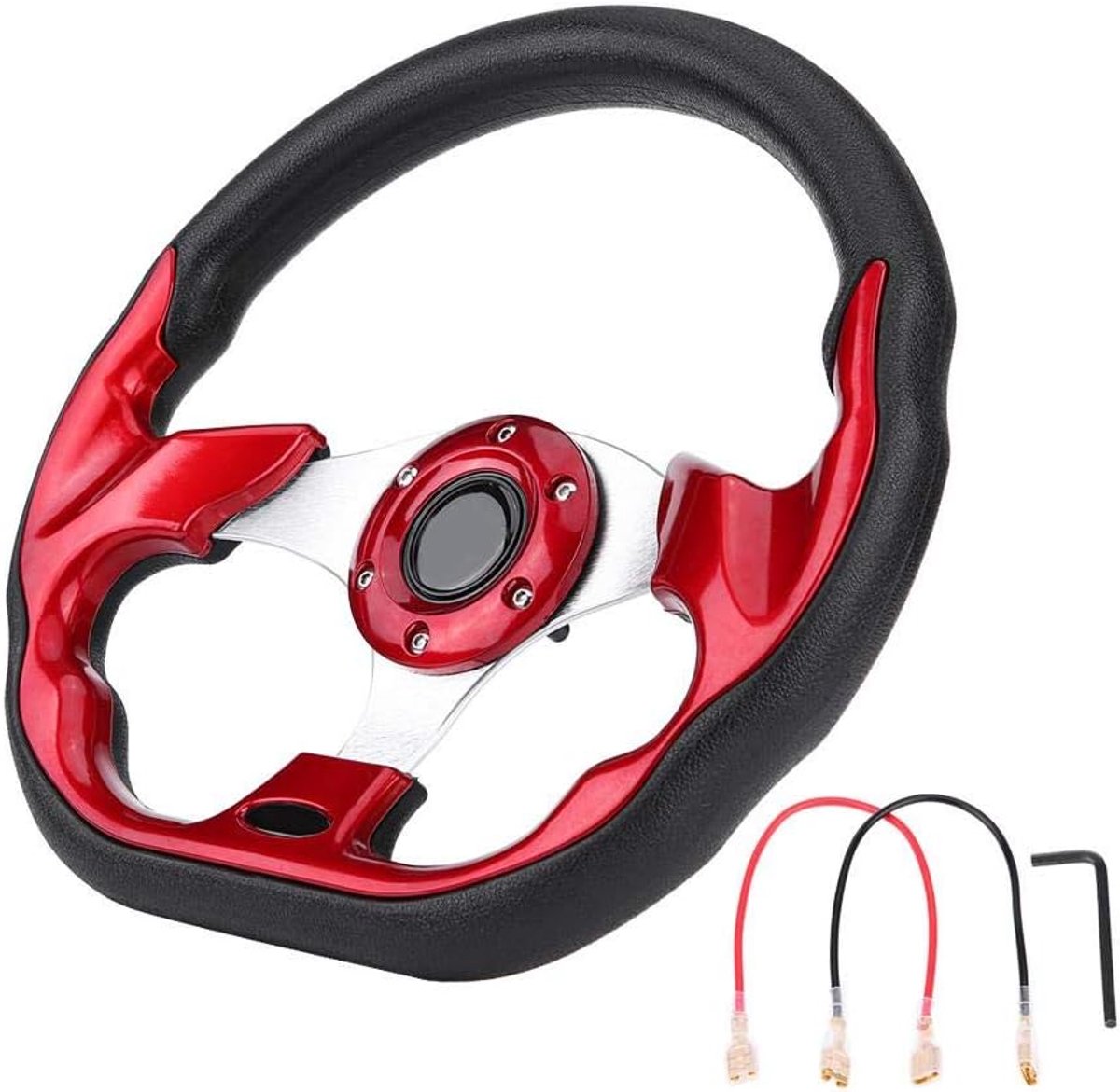 Rennlenkrad 320mm - Carbon Faser - Suède Leder - Perfecte grip voor drift - ShopVlot
