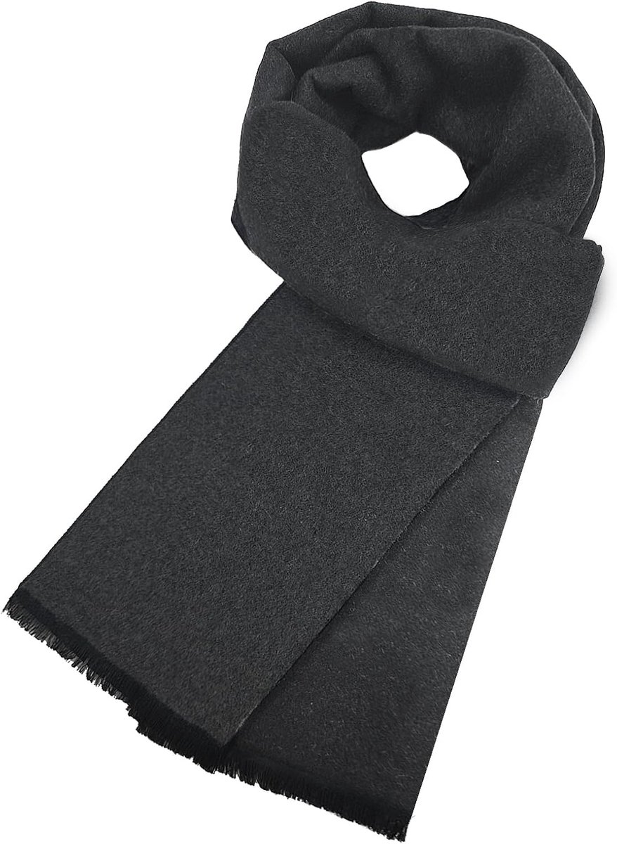 Winter Scarf for Men, Classic Neck Warmer Men 180 x 30 cm Men's Scarf Winter, Warm Soft Wool Scarf for Winter Autumn - ShopVlot