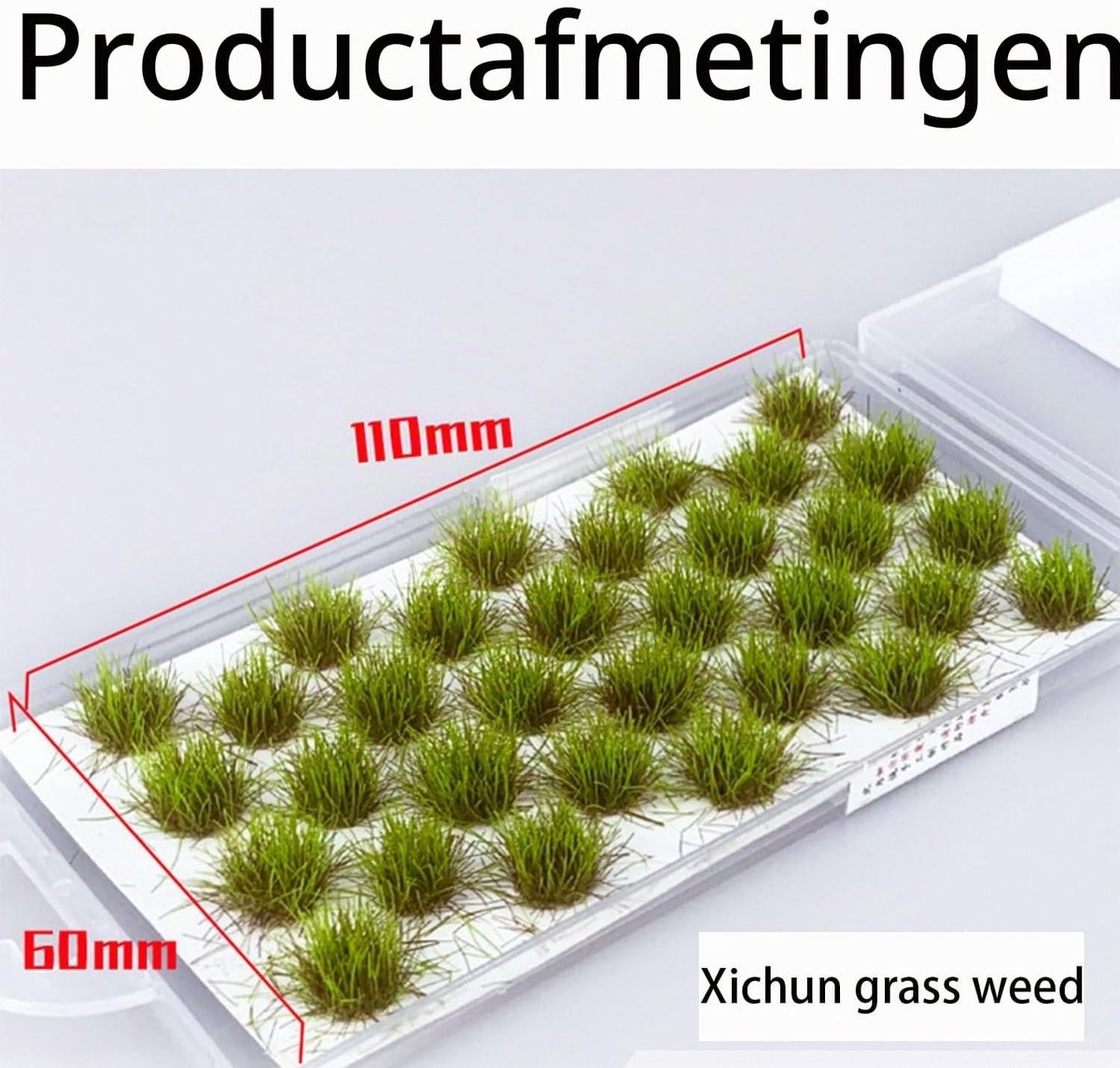 Realistische Grasmat voor Modelbouw - Static Grass Tufts voor Diorama's en Spoorwegmodellen in Lente, Zomer, Herfst en Winter