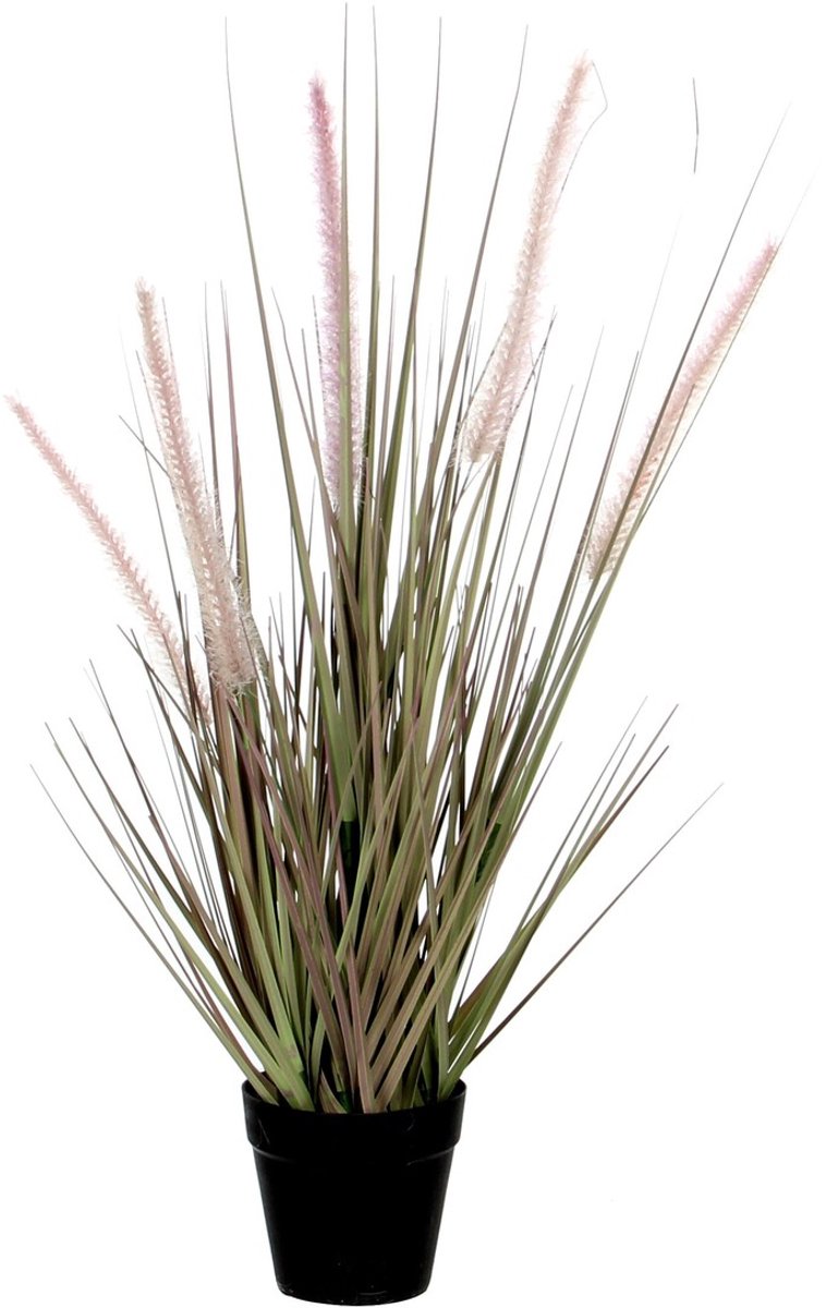 Mica Decorations Dogtail Gras Kunstplant - H53 x Ø30 cm - Paars