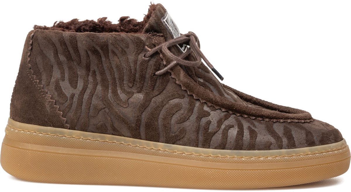 Floris Van Bommel Sfw-10179 Fygi Veterschoenen - Dames - Bruin - Maat 41,5