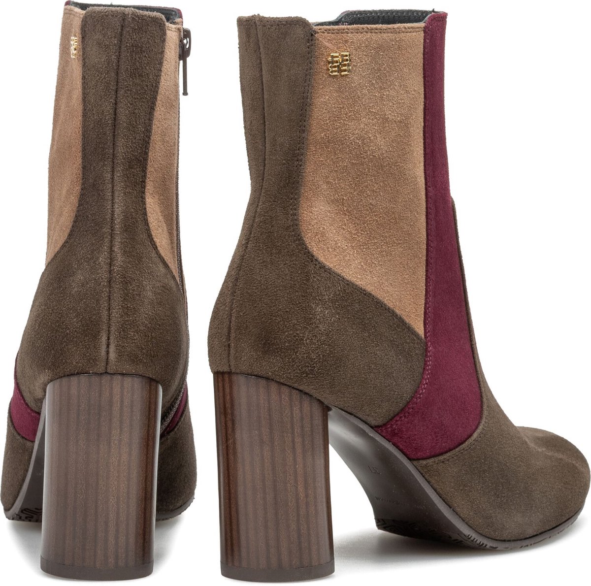 Floris Van Bommel Sfw-50075 Kaci Enkellaarsjes - Enkelboots met rits - Dames - Bruin - Maat 42