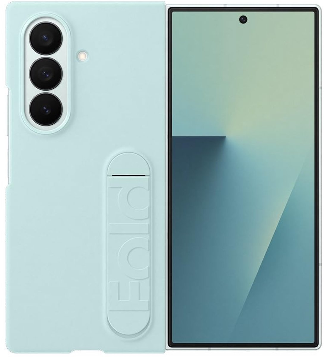 Elzusha - Silicone Hoes met Handlus voor Galaxy Z Fold7 - Mint