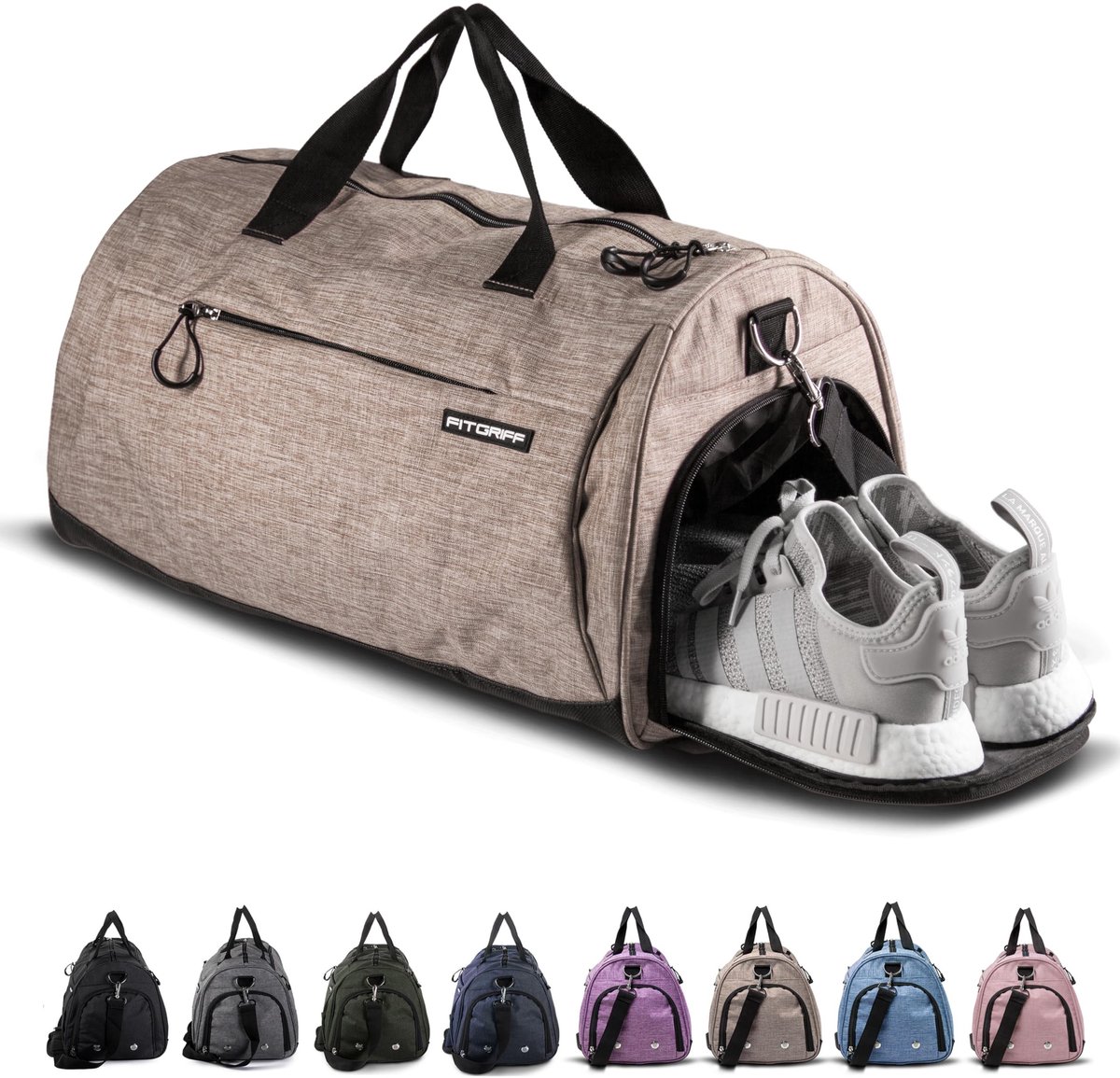 Elzusha - Multifunctionele Sport- en Reisbag met Schoencompartiment
