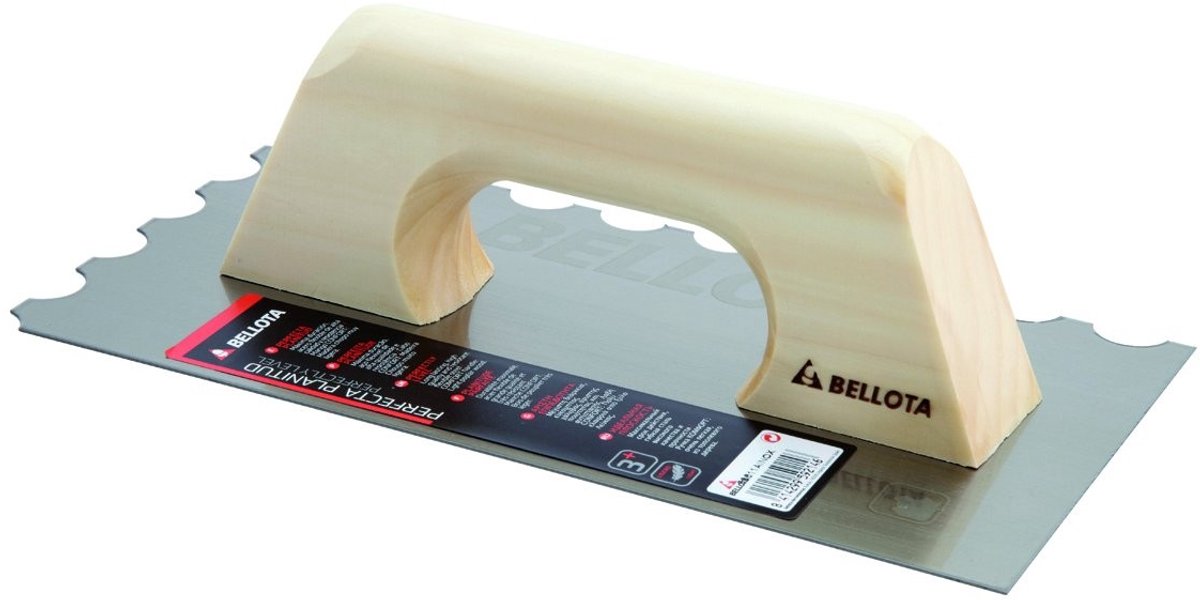 Elzusha - Flexibele Trowel met Houten Handvat, Halve Cirkelvorm
