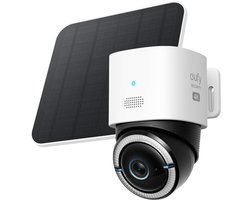 eufy Security Buitencamera S330 4G LTE - Outdoor Cam - 4K UHD - Pan & Tilt - Zonnepaneel - AI Tracking - Inclusief SIM-kaart