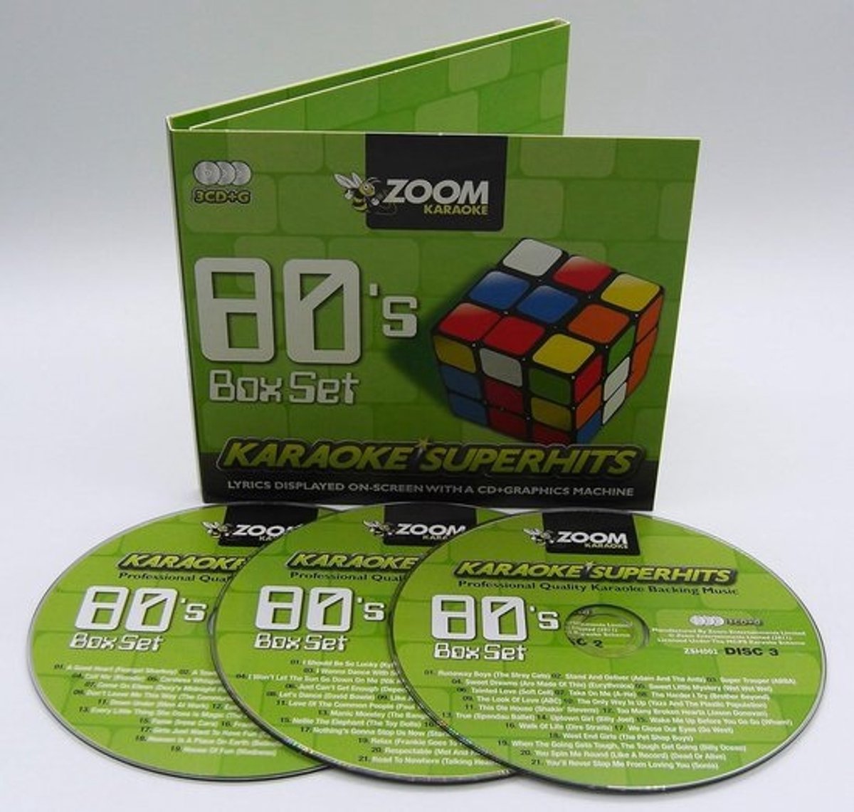 Karaoke Hits - Muziekboxset - Feestelijke Avonden - 80s Klassiekers - CD+G - Meerdere Kleuren