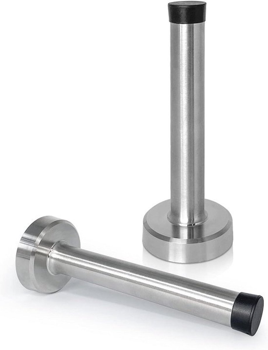 Duurzame deurstopper - Met geluidsdemping - 2 Pack - 4 inch - Voor woningen en kantoren