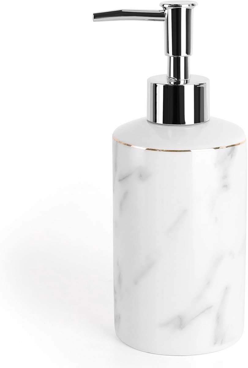 ANTIS'S HOME Soap Dispenser, Dishwashing Liquid Dispenser, Ceramic Soap Dispenser with Large Pump Head, Refillable - ShopVlot