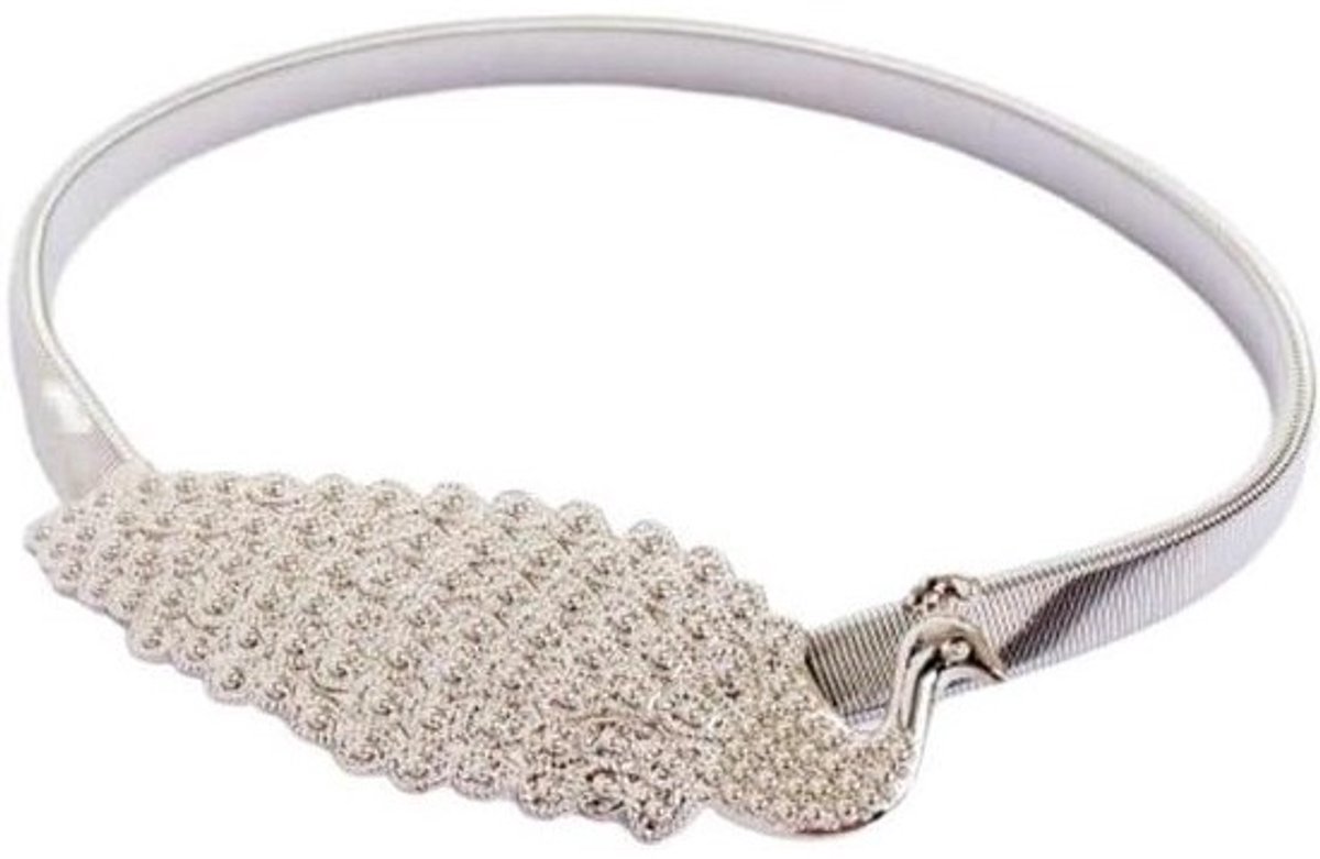 Gordijnbanden - Gordijnknopen - Voor het decoreren van gordijnen - Elastisch metaal - 35 cm - Eén kleur