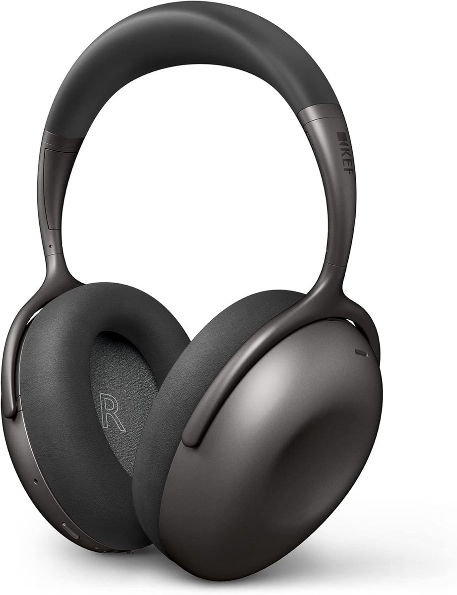 SnelShoppen - Draadloze Active Noise Cancelling Hoofdtelefoon - Charcoal Grey - Touch Control - Voor Muziek, Reizen en Thuisgebruik