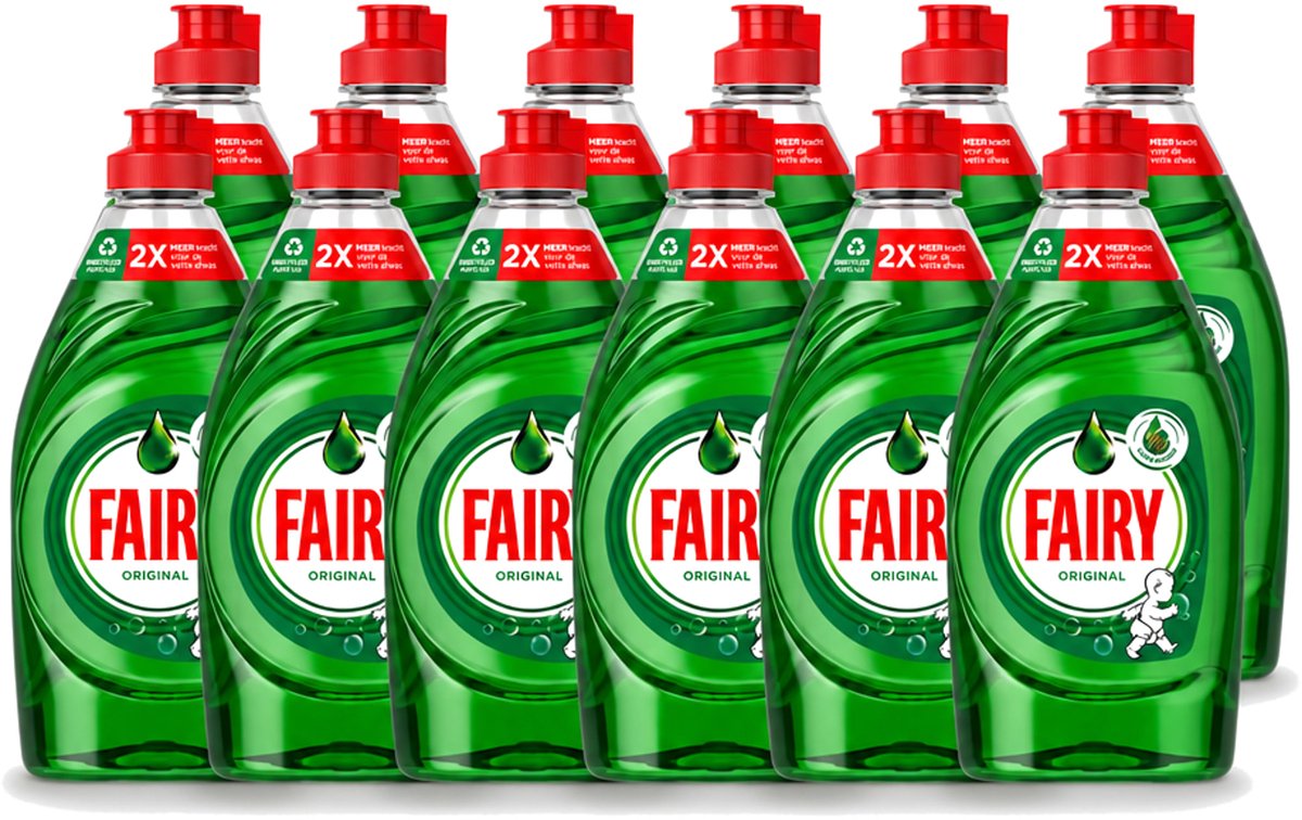 12 x Fairy – Afwasmiddel – Original – 320 ml - Voordeelverpakking - 12 stuks