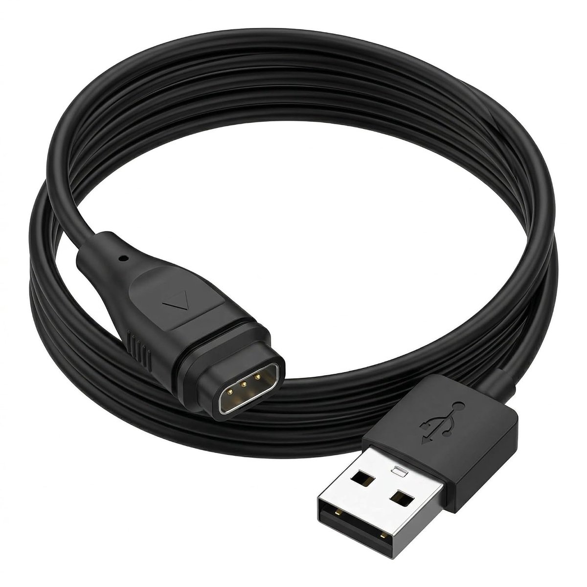 Horlogeoplader, snellaadkabel met stabiele connectiviteit, USB-oplaadkabel voor accessoires voor sporthorloge, zwarte - ShopVlot